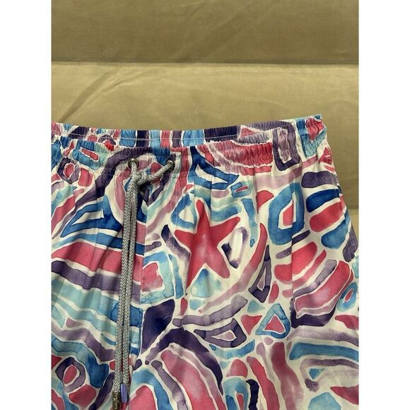 Kenny Flowers Mens XL Watercolor Swim Trunks Shorts - Picture 2 of 7
